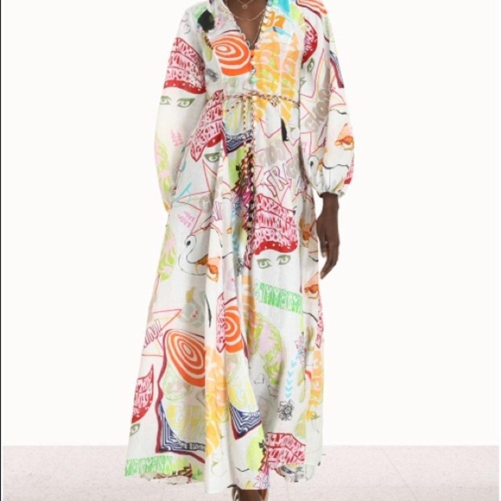 Zimmermann Shelly Billow Dress AU 1